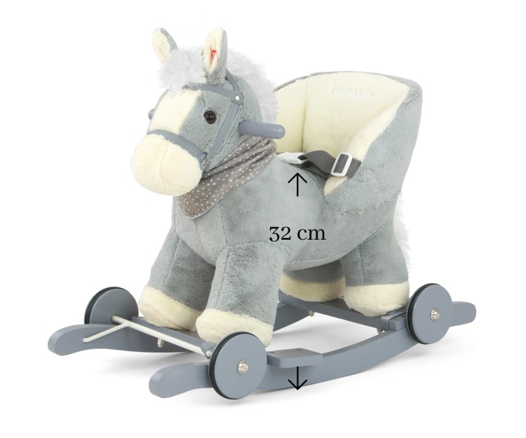 Koń na biegunach Polly Gray