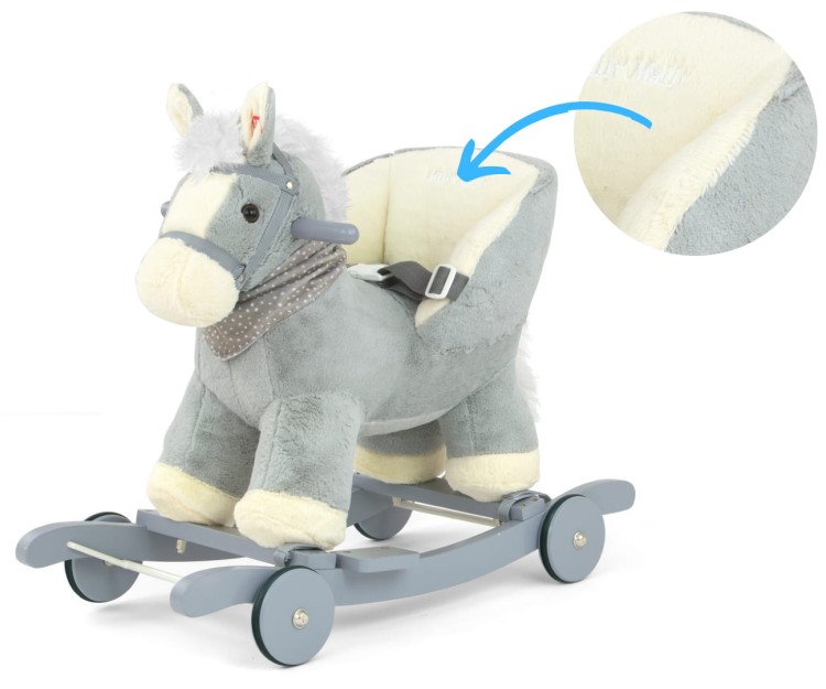 Koń na biegunach Polly Gray