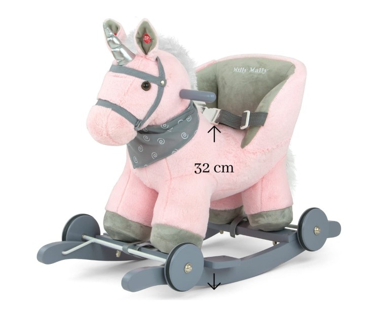 Koń na biegunach Polly Pink