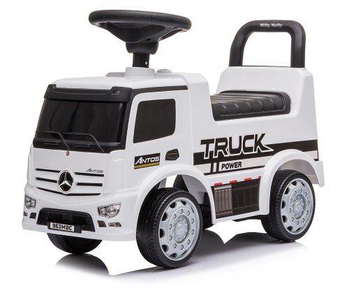 Pojazd MERCEDES ANTOS White - jeździk