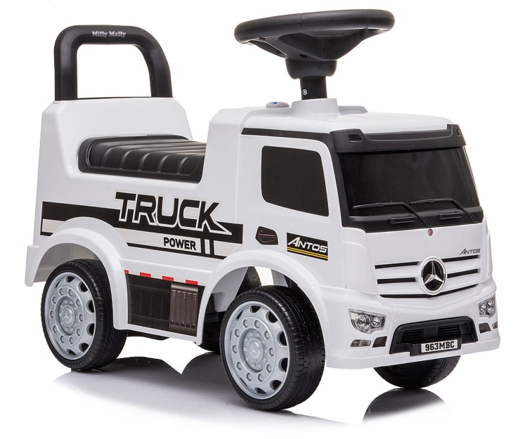 Pojazd MERCEDES ANTOS White - jeździk