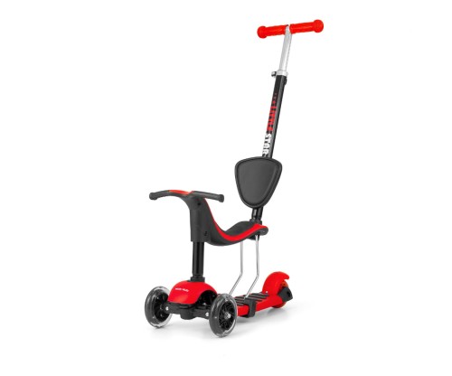 Scooter Little Star Red - hulajnoga dla dzieci 3w1