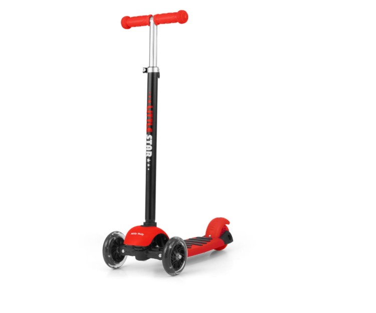 Scooter Little Star Red - hulajnoga dla dzieci 3w1