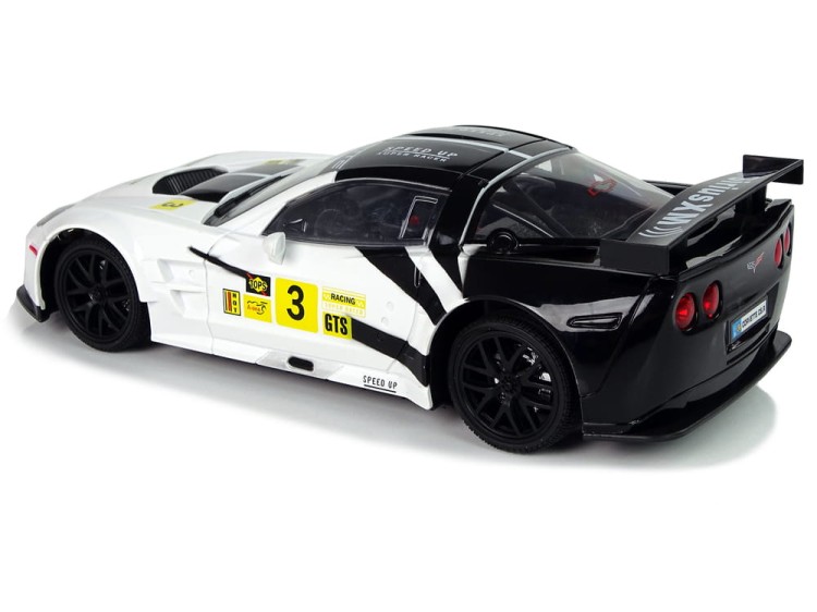 Auto Zdalnie Sterowane Wyścigowe Corvette C6.R białe
