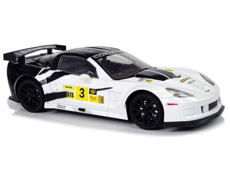 Auto Zdalnie Sterowane Wyścigowe Corvette C6.R białe