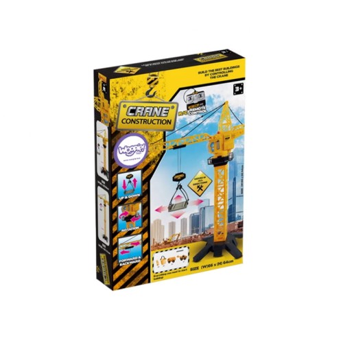 WOOPIE Dźwig Żuraw Zdalnie Sterowany 103 cm R/C Ciężarówka Koparka + 4 Akc.