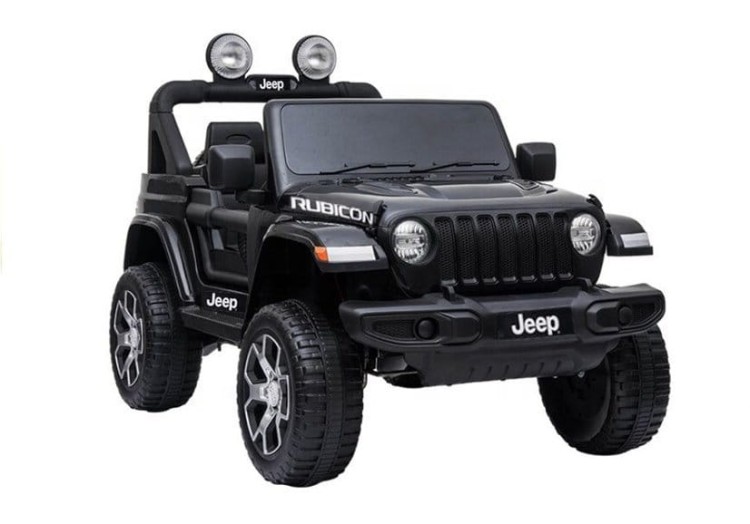 Auto na Akumulator Jeep Rubicon 4x4 Czarny - dwuosobowy