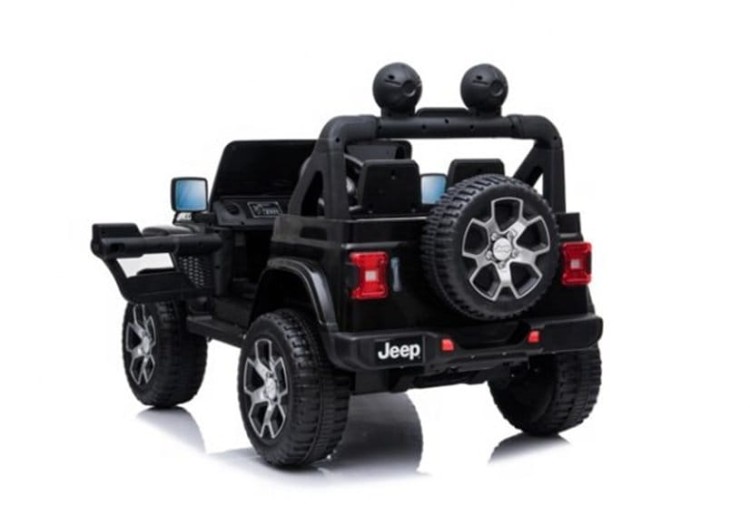Auto na Akumulator Jeep Rubicon 4x4 Czarny - dwuosobowy