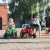 traktor na pedały dla FALK Traktorek Red Supercharger na Pedały z Przyczepką Otwierany od 3 Lat