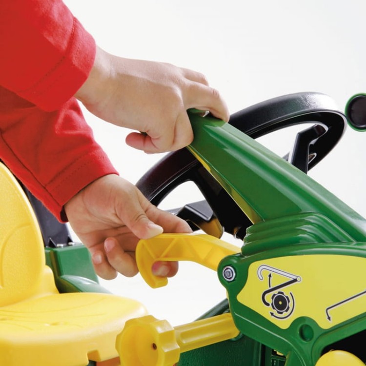 Rolly Toys John Deere Traktor na pedały Biegi Pompowane Koła 3-8 la