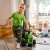 FALK Traktorek Baby Claas Zielony z Przyczepką + akc. od 1 roku