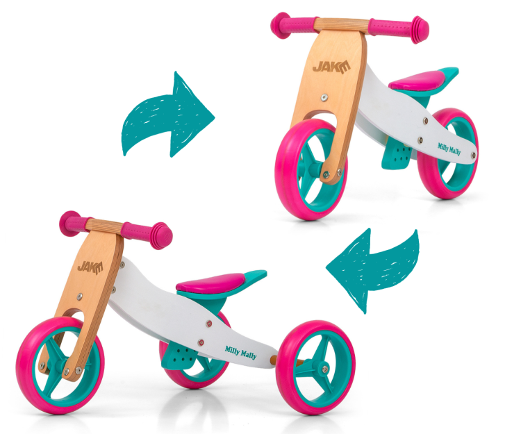 Pojazd Jake Classic Candy / jeździk 2 w 1