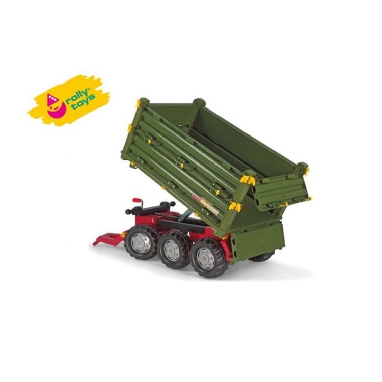 Wielka Przyczepa 3 osie Multi Trailer do traktora dla dzieci John Deere