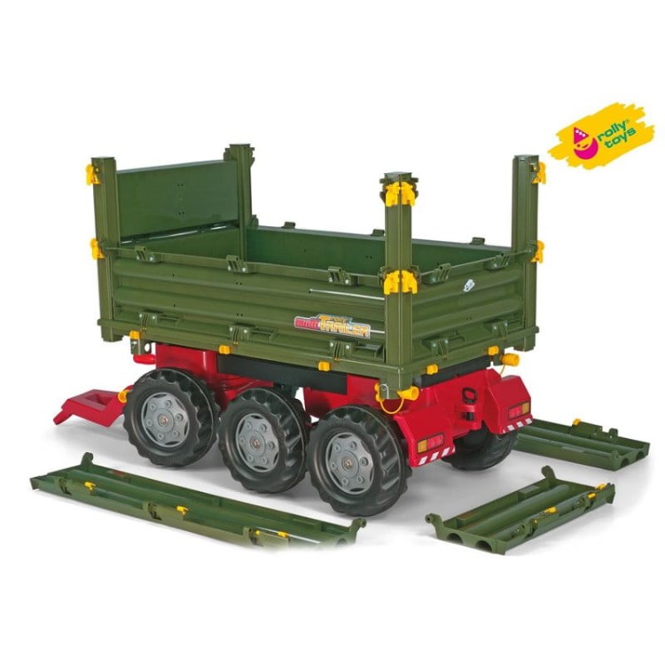 Wielka Przyczepa 3 osie Multi Trailer do traktora dla dzieci John Deere