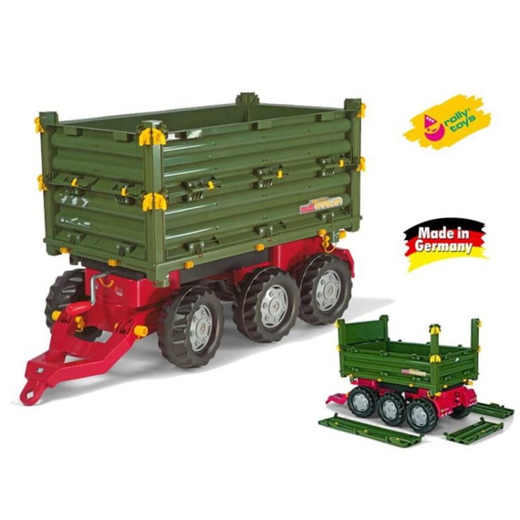 Wielka Przyczepa 3 osie Multi Trailer do traktorka dla dzieci John Deere