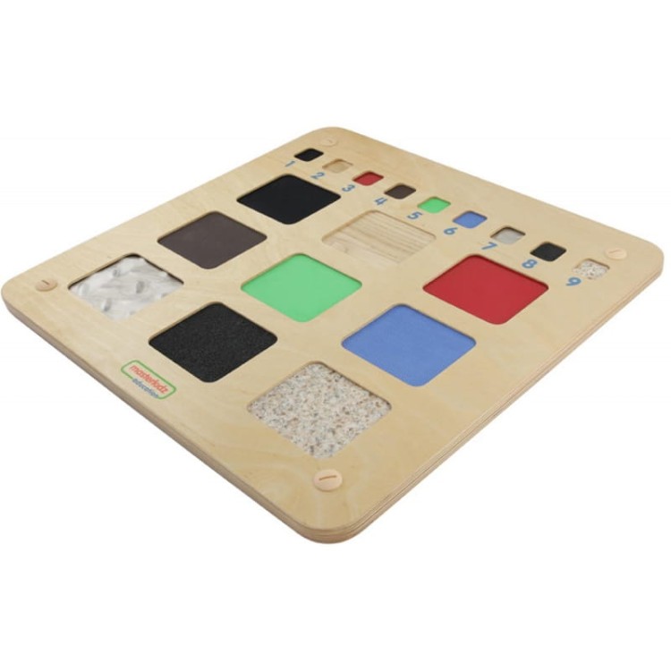 Tablica Edukacyjna Rozpoznawanie Materiałów Zmysł Dotyku