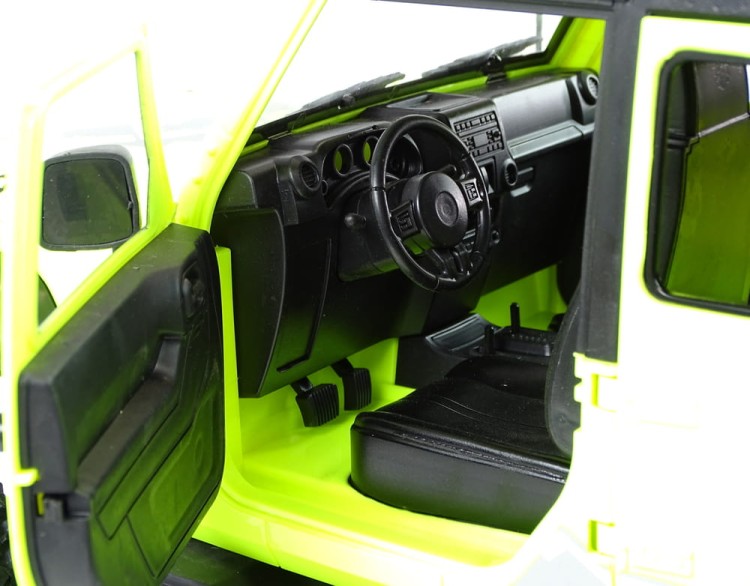 Auto Zdalnie sterowane Terenowe Rock Crawler 2.4 GHz Zielone Amortyzatory 4x4