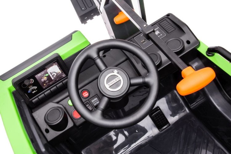Koparka Na Akumulator dla dzieci Volvo DK-VE888 Zielona