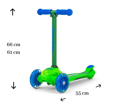 Scooter Zapp Green - hulajnoga dla dzieci