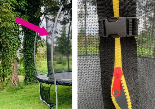 Siatka Wewnętrzna do Trampoliny Sport Max 12ft Różowa