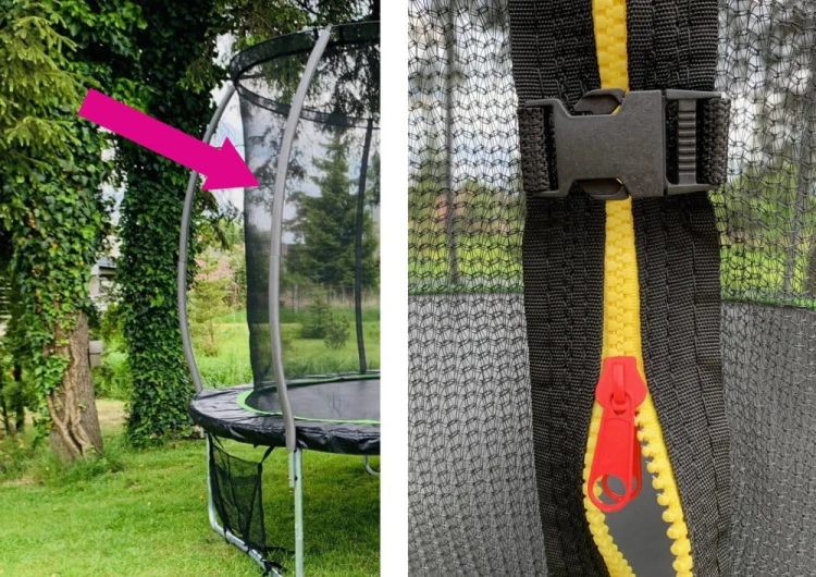 Siatka Wewnętrzna do Trampoliny Sport Max 12ft Różowa