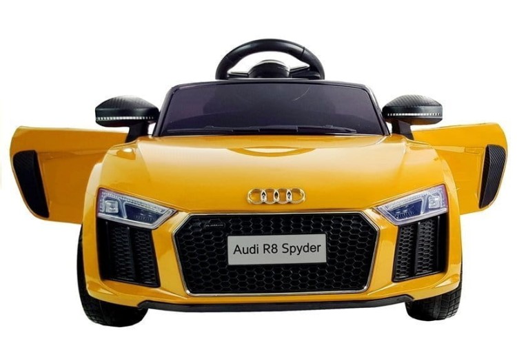 Autko na Akumulator Audi R8 Spyder Żółty
