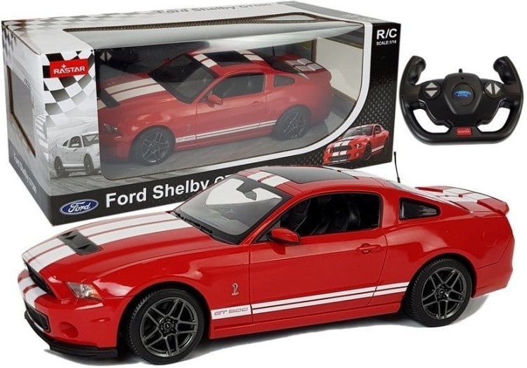 Auto Zdalnie sterowane R/C Ford Shelby Rastar 1:14 Czerwony na Pilota