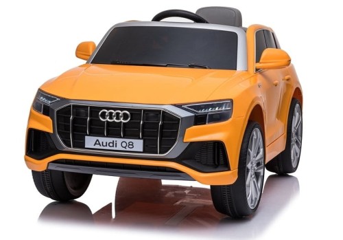 Autko na Akumulator Audi Q8 JJ2066 Żółty Lakierowany