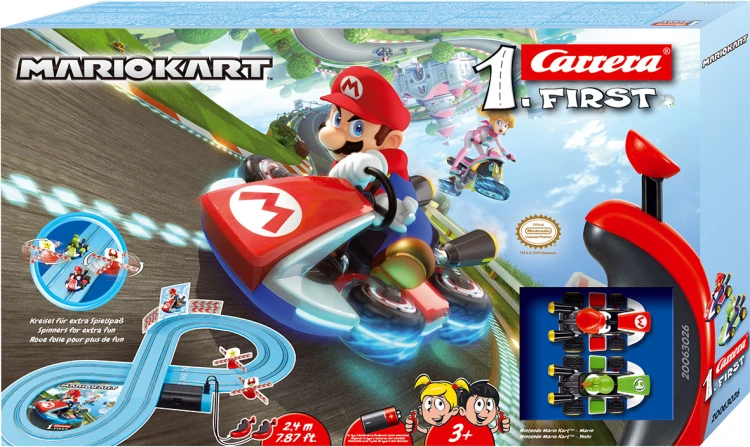 Tor Carrera First 20063026 Nintendo Mario Kart™ - Mario and Yoshi 2,4m