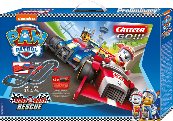 Tor Carrera Go 20063514 Paw Patrol - Ready Race Rescue 4,3m