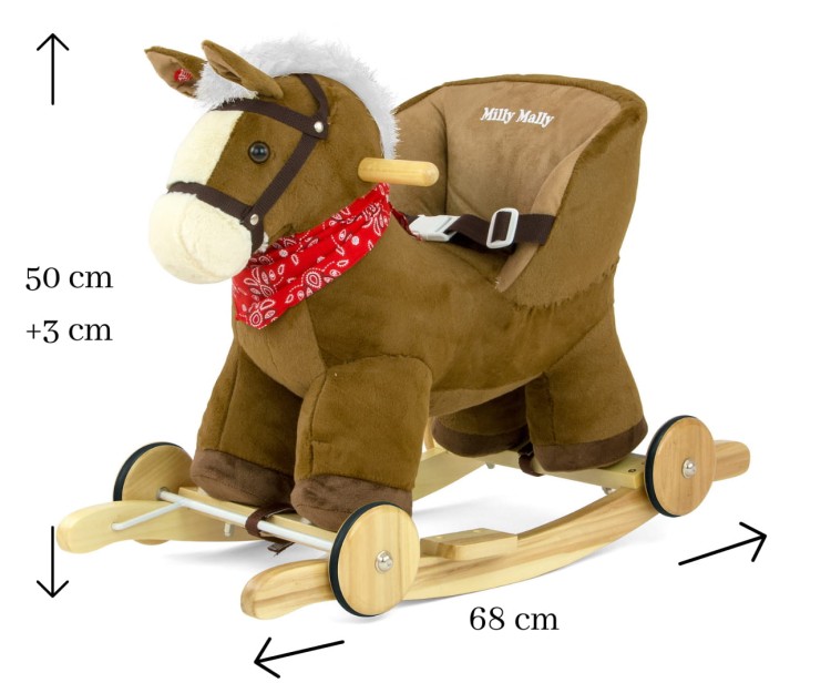 Koń na biegunach Polly Dark Brown