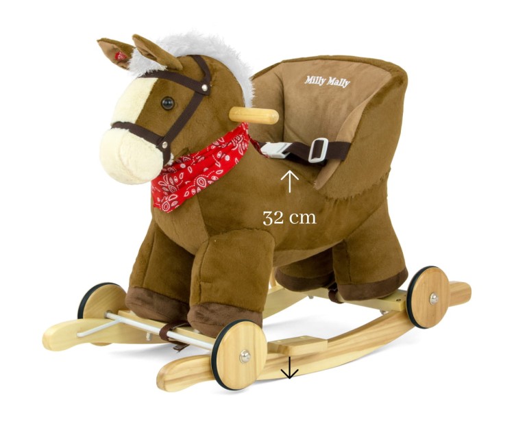 Koń na biegunach Polly Dark Brown