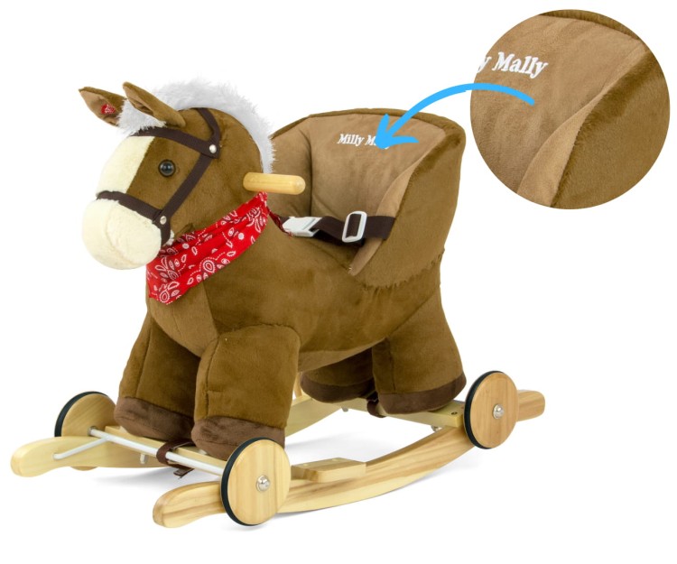 Koń na biegunach Polly Dark Brown