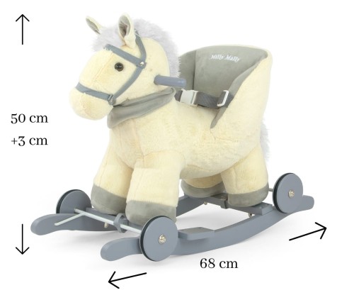 Koń na biegunach Polly Beige