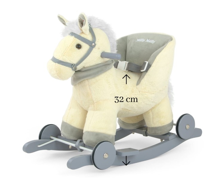Koń na biegunach Polly Beige