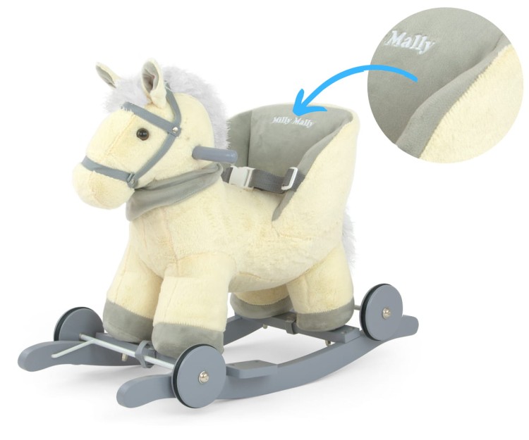 Koń na biegunach Polly Beige