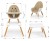 Krzesełko do karmienia 2w1 Malmo Beige