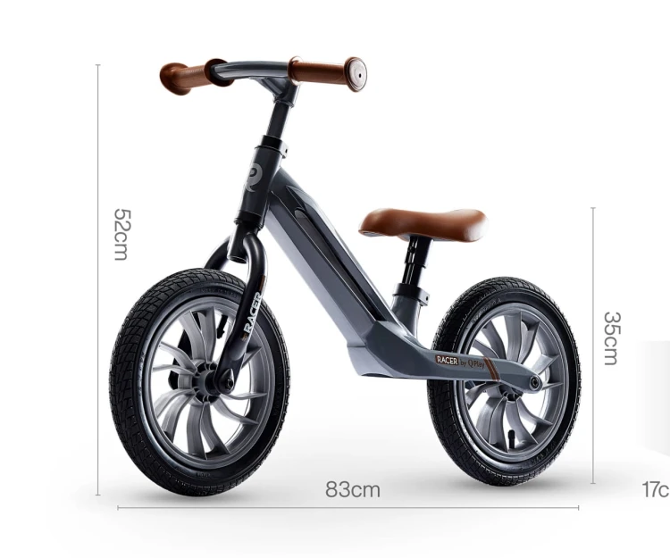 Qplay Rowerek Biegowy Racer Grey