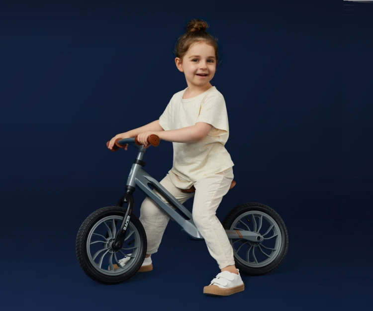 Qplay Rowerek Biegowy Racer Grey