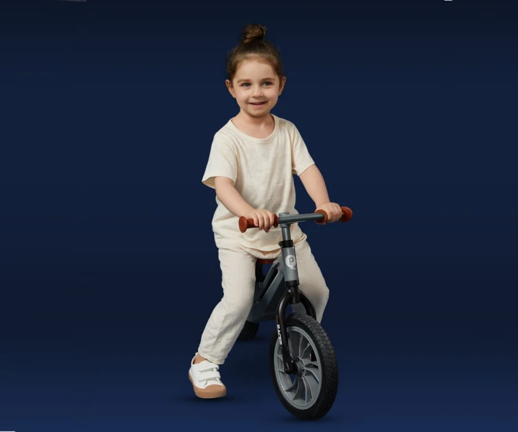 Qplay Rowerek Biegowy Racer Grey