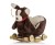 Piesek na biegunach Polly Plus - Brown Dog