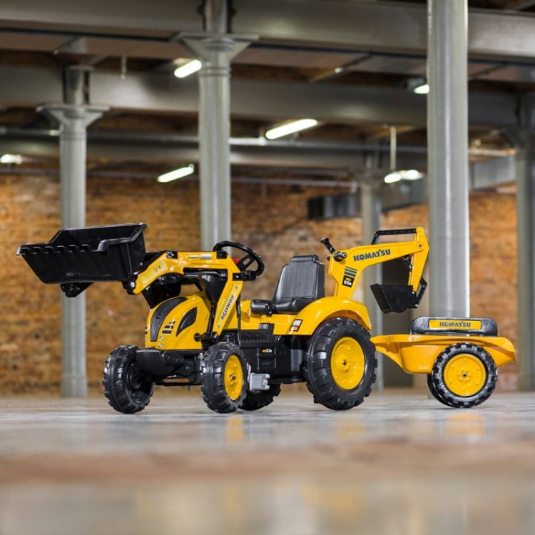 traktor na pedały koparka