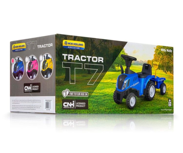 Traktorki dla dzieci New Holland T7 - Blue