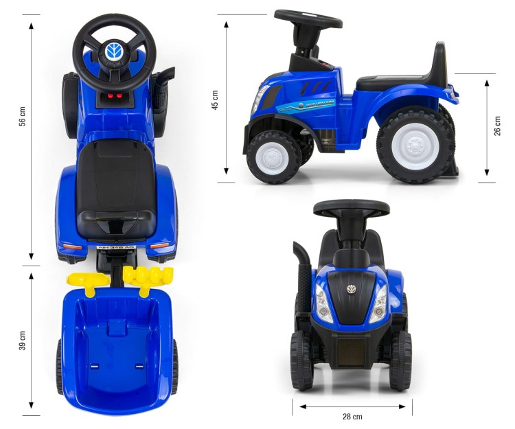 Traktorki dla dzieci New Holland T7 - Blue
