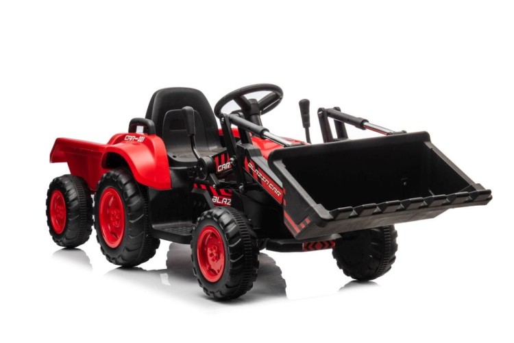 Traktor dla dziecka Na Akumulator Z łyżką BW-X002A Czerwony