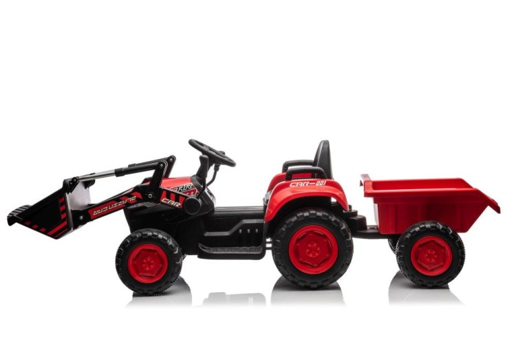 Traktor dla dziecka Na Akumulator Z łyżką BW-X002A Czerwony