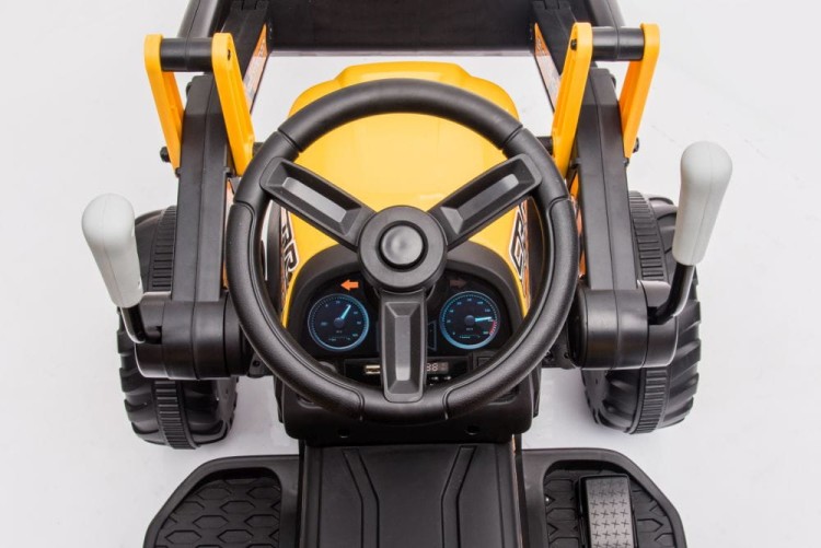 Traktor Dla Dziecka Na Akumulator Z łyżką BW-X002A Żółty