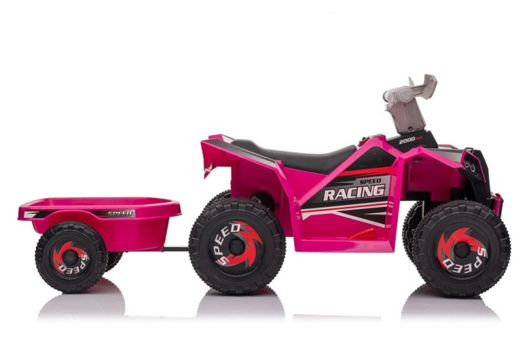 różowy quad dla dziewczynki