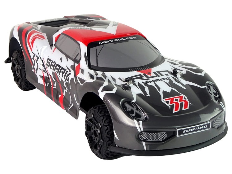 Auto Sportowe  Zdalnie Sterowane R/C 1:8 Szary Biały