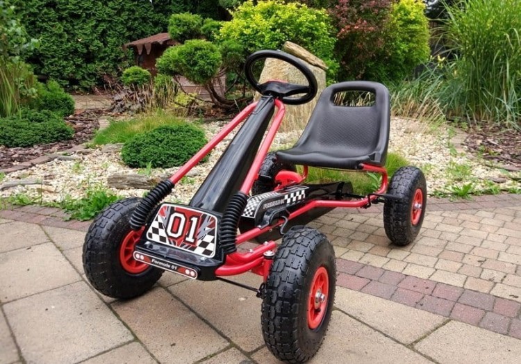gokart dla dziecka z pompowanymi kołami